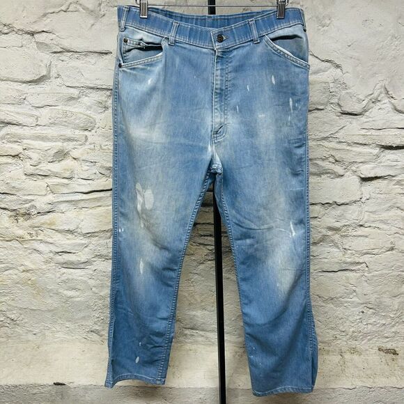 Levi's Other - Vtg 80s 90s Levi’s Jeans Action Casuals Distressed Faded Denim Flare Leg Pant